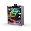 Monster 16.4ft Neon Flow Indoor/Outdoor Multi-Zone LED Light Strip, Create Unique Multicolor Lighting With App, Flexible, Waterproof, Works With Alexa/Google Assistant/Siri, Mounting Clips Included