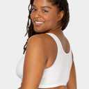 Fruit of The Loom Women's Multi-Pack Tank Top Style Sports Bra (34, Black/ White/Heather Grey)