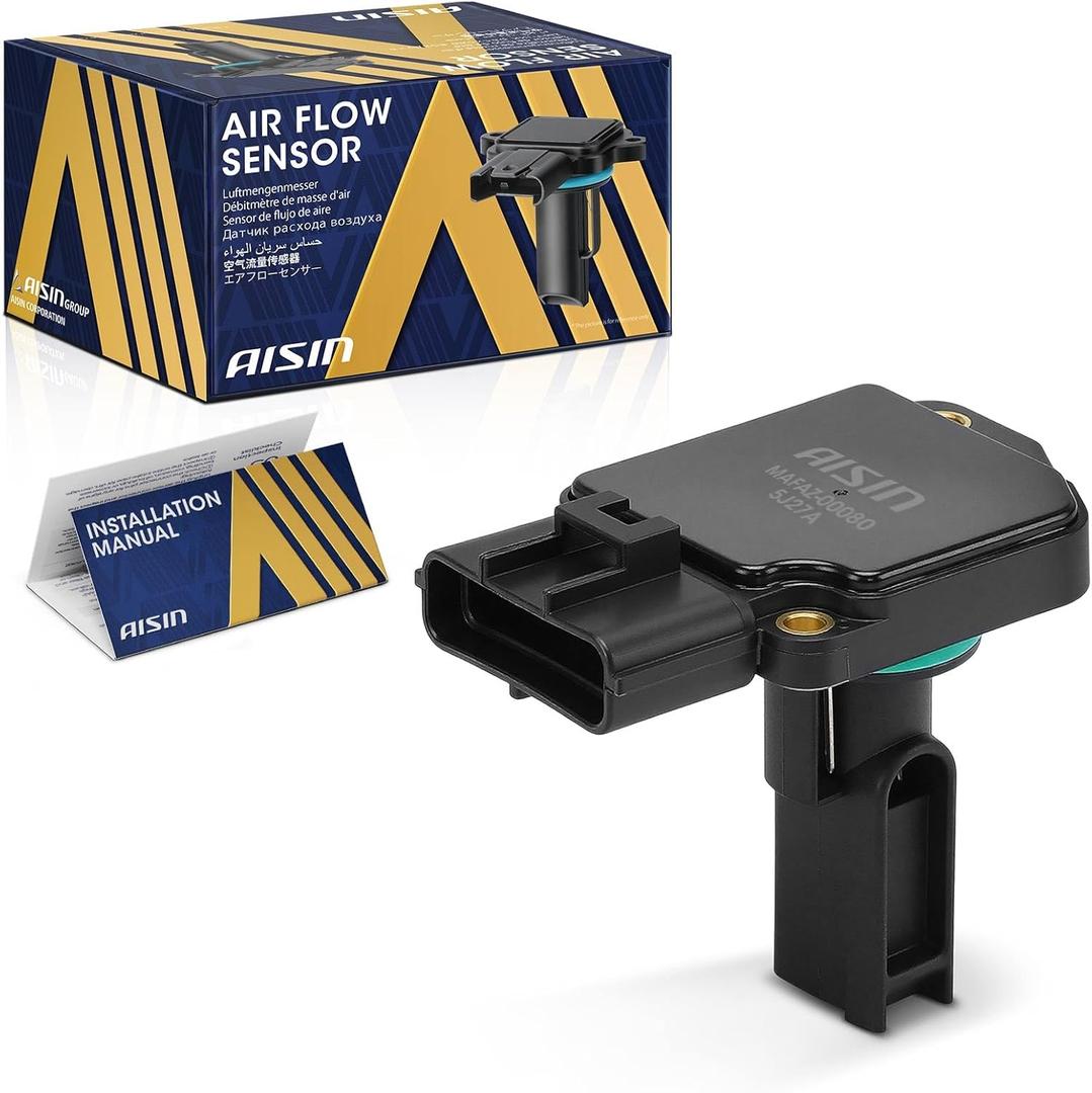 AISIN AFTERMARKET MAFAZ-00080 Mass Air Flow (MAF) Sensor - Compatible with Ford Crown Victoria Grand Marquis 2000-2002, Thunderbird 2002, Jaguar S Type Lincoln LS Town Car 2000-2002 - with 4 Pins