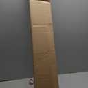 Moen Matte Black Adjustable 57 to 60-Inch Double Curved Shower Rod, Permanent Wall Mounted Shower Curtain Rod, DN2141BL