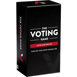 The Voting Game After Dark Edition - The Hilarious Adult Party Card Game About Finding Out Who Your Friends are - Perfect for College Students, Fun Parties and Board Games Night with Your Group