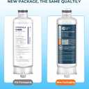 Crystala Filters Replacement for DA97-17376B Water Filter, NSF 42 Compatible with Samsung HAF-QIN, HAF-QIN/EXP, DA97-08006C, RF23M8070SG, RF23M8070SR, RF23M8090SG, RF23M8570SR (3 Pack)
