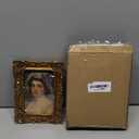 4x6 Picture Frame Gold Vintage Victorian Picture Frames Ornate Antique Baroque for Wall or Tabletop Small Bronze with Glass Front