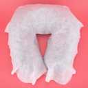 500 Count Face Cradle Covers for Massage Table, Medical-Grade Nonwoven Disposable Headrest Covers for Massage Chair, 12 * 16 inches White SPA Face Rest Cover