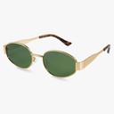 livho 2025 Trendy Oval Sunglasses - Stylish Polarized Shades for Everyday - Retro Metal Frames