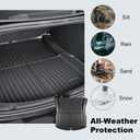 Trunk Mat for Tesla Model 3 2026, All Weather Durable TPE Trunk Protector,Waterproof Rear Cargo Liner for New Tesla Model 3 Highland Accessories 2024-2026