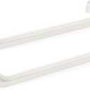 Kojem 240534701 240534901 Replacement Refrigerator Door Shelf Rail Compatible with Frigidaire Kenmore Refrigerator Rack Bar White (1X 240534701, 1X 240534901)