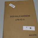 Blind Dog Harness, Guiding Halo with Protective Vest - Adjustable Support Harness to Calm & Guide Blind Pets, Confidence Building Leash Attachment for Safe Walking and Training (S)