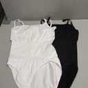 Shapewear Bodysuits for Women - Tummy Control Square Neck Bodysuit Seamless Full Body Shaper Going Out Top XL