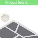 X7935 20x20x5 MERV 16 Furnace Air Filter Replacement with Lennox X7935 Filter Model HCC14-23 and Honeywell FC100A101 And FC200E1011, 2Packs
