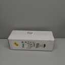 2' Pre-Lit Northern Spruce Christmas Tree with Red Cloth Base  Artificial Holiday Decoration for Home, Table & Mantel (Pack of 1)