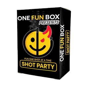 One Fun Box Shot Party - The Ultimate Drinking Game for Parties, College Nights, Birthdays - Card Game for Shots, Gifts & Celebration