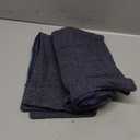 Foindtower Set of 2 Decorative Linen Check Throw Pillow Covers Neutral Farmhouse Vintage Cushion Covers Modern Boho Home Decor for Sofa Chair Couch Bedroom Living Room,18×18 Inch, Navy Blue