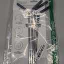 Simple Modern Stainless Steel with Silicone Tipped Reusable Straws | Toxin Free and Waste Reducing Straw for Tumblers and Travel Mugs | Classic Collection | 4 Pack | Assortment - Neutral