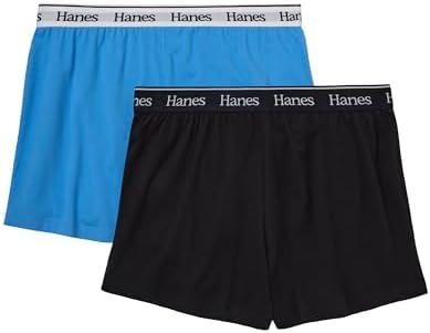 Hanes Originals Sleep, Comfywear Lounge, Pajama Shorts for Women, 2-Pack, L