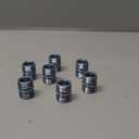 16 Pcs Coarse Thread Connectors 3/4 Inch Wire Shelving Pole 16 Teeth Wire Shelf Fittings Metal Shelf Unit Replacement Accessories for Wire Rack Poles Metal Shelving Parts