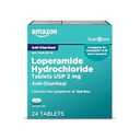 Amazon.com: Amazon Basic Care Loperamide Hydrochloride Tablets, 2 mg, Anti-Diarrheal, 24 Count (Pack of 1) (Packaging may vary) : Everything Else