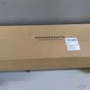 A-KARCK 4" Inlet Exhaust Resonator, 4" Inlet 4" Outlet 30" Overall Length Muffler Resonator Stainless Steel