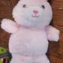 Little Bunny Bean Bag Stuffed Animal for Kids, Palm Sized Rabbit Toy Plush for Girls and Boys, Fluffy and Soft Bunny Plushie 3.5 inches (Pink)