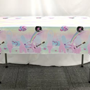3 Pack Singer Party Tablecloth, Music Birthday Party Tablecloth, Rock and Roll Theme, 6 x 3.6 ft