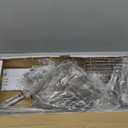 Zenna Home Tension Pole Shower Caddy Corner Organizer, Adjustable Standing Shower Caddy with 4 L-shaped Baskets and Hooks, Rust Resistant Bathroom Tension Rod Organizer, 60 to 97 Inch, Satin Nickel