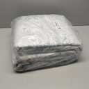 OMERAI Modern Abstract Machine Washable Area Rug 8'x10' - Ultra-Thin Large Area Rug for Living Room, Bedroom, Dining Room, Office, Kitchen - Non Slip Stain Resistant Carpet (Grey-Gold)