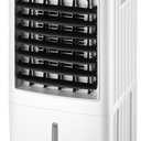 Portable Air Conditioner, Evaporative Air Cooler, 60-degree wide-angle automatic swing, 3 gears adjustable, 7H Timer, with 2.1 Gallons Water Tank, suitable for home, office