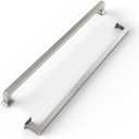 FILTA Cabinet Handles 12.6 Inch 6 Pack Brushed Nickel Cabinet Pulls for Kitchen Metal Drawer Pulls Modern Cabient Hardware Cupboard Handles