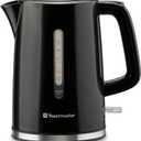 Toastmaster Electric Kettle by Select Brands - Cordless Electric Water Boiler for Coffee, Tea & More - Use This Electric Tea Kettle in Your Kitchen or Dorm - 1.7 Liters, Black