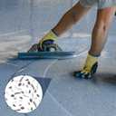 Fabbay 5.6 Kg / 12.4 lb Epoxy Flakes Floor Paint Decorative Color Chips Garage Floor Blend Coating Concrete for Garage Wall Interior and Exterior House Paint(Black, White, Gray,2-4mm)
