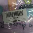 Toddler Girls Cotton Embroidery Applique Short Sleeve Dresses 2-7Y (Purple)