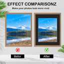 15 Pack 20x16 Black Picture Mats, Frame Mattes for 11x14 Pictures Display Photo Frame Mat Core Bevel Cut Mat Board Show Kit for Photos, Prints, Artworks