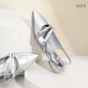 IDIFU Women's Flat Shoes Pointed Toe Strappy Slingback Ballet Flats Wedding Office Work Bridal Formal Dress Shoes for Women Dressy Comfortable Cute Trendy Ladies Flats (7)