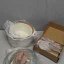 CAROTE 1.5Qt & 3.0Qt Sauce Pan Sets with Lid Cooking Pots Nonstick Saucepans Cookware Set with Pour Spout Small Kitchen Pot, Induction Comptable, Easy to Clean, PFOA FREE (White Granite)