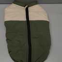 Dog Winter Coat for Small & Medium Dogs, Waterproof Dog Coat with Harness, Puppies Windproof Puppy Puffer Jacket, Snowsuit for Dachshund, Frenchie, Corgi (Classic Green,S) (Small(6-9lb))