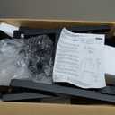 Blackstone 5013 Collapsible 17 and 22 Tabletop Griddle Stand with Adjustable Legs and a Removable Side Shelf, Powder Coated Steel, Black