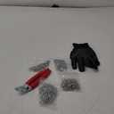 480Pcs 3/4" 1/2" 3/8" 1" Galvanized Hog Rings with Bent Hog Ring Pliers Assortment, Professional Upholstery Hog Rings Installation Kit for Bungee Shock, Cords, Animal Pet Cages, Bagging