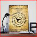 Blackbird Lyrics Metal Poster Home Decor Music Wall Living Room Art Gift Tin Sign 8x12 Inch