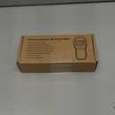 Pinless Moisture Meter - Povlen Wood Moisture Meter Digital Moisture Detector for Lumber Drywall Firewood Masonry Woodworking Plaster Floor Concrete Building with LCD Display Sound Alarm (Black Orange)