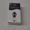 GROSMIMI Spill Proof no Spill Magic Sippy Cup with Straw with Handle for Baby and Toddlers, Customizable, PPSU, BPA Free 10 oz (Charcoal)