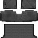 GINOWY-Floor Mats & Cargo Line for 2016-2022 RX RX350/ RX450h (Not for RXL), All Weather Car Mats RX Cargo Trunk Mat, Waterproof TPE Rubber Liners Durable Mats 3D Laser