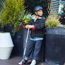 Razor A2 Kick Scooter for Kids Ages 5+ Wheelie Bar, Foldable, Lightweight, Aluminum Frame, Front Vibration Reducing System, Adjustable Height Handlebars