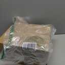 Boao 20 Pcs Double Row Tambourine Half Moon Double Row Metal Jingles Hand Held Instruments Percussion with Handle Grip for Adults, KTV, Party(Black)