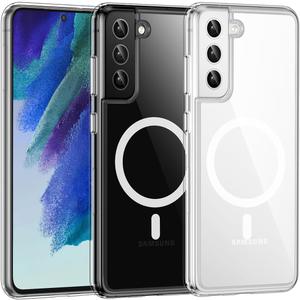 TIANNIUKE Magnetic Case for Samsung Galaxy Note 20 Ultra, Translucent Matte Anti-Fingerprint,Compatible with MagSafe,Adjustable Kickstand,Shockproof Protective Phone Case (Clear)