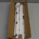 ENJOYBASICS Shower Curtain Rod 30 to 76 Inches, 1 Inch Stainless Steel Adjustable Spring Tension Rods No Drill for Bathroom, Closet, Window, Room Divider, Never Rust, Non Slip, White