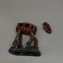 Aquarium Ornament, Resin Robot Dog Fish Tank Decoration Betta Fish Hide Cave, Fish Tank Aquarium Accessories for Betta Shrimp Turtle