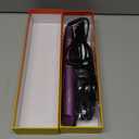 ANGENIL Professional Ion Flat Iron Curling Iron in One, Hair Straightener and Curler 2 in 1, Dual Voltage Twist Flat Irons with Digital LCD Display Adjustable Temp for All Hair Types (Purple)