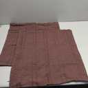 MIULEE Decorative Linen Check Throw Pillow Covers Neutral Farmhouse Vintage Pillow Covers 20x20 Set of 2 Boho Modern Winter Home Decor for Sofa Couch Bedroom Cushion Dark Brown