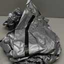 MulYeeh Sauna Suit Sweat Suit Gym Fitness Workout Anti-Rip Lightweight Upgrade Materials Plus Size Suit for Men Women (Large, Silver)