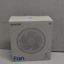 Gaiatop Mini Portable Stroller Fan, Battery Operated Small Clip on, Detachable 3 Speed Rechargeable, 360° Rotate Flexible Tripod Better Cooling for Car Seat Crib Treadmill Travel, Blue